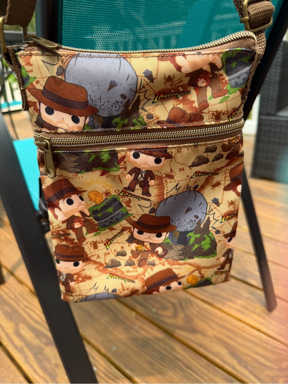 Funko Pop Indiana Jones Kids Crossbody Bag with Cartoon Print
